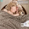 Rabbit Tale Twist Brush Kid Blanket