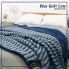 ผ้าห่ม Blue Cute Quilt