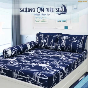 ชุดผ้าปูที่นอน Sailing on the Sea