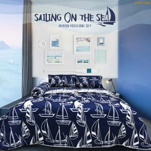 Sailing on the Sea Bedding Set