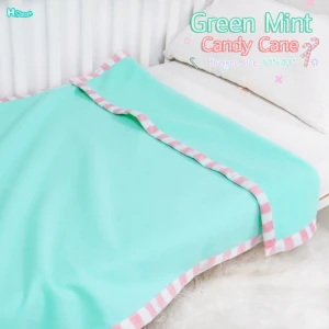 ผ้าห่ม Green Mint Candy Cane