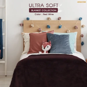 ผ้าห่ม Ultra Soft สีม่วงแดง