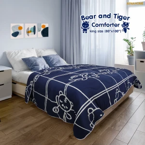 Bear and Tiger Comforter