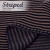 ผ้าห่ม Striped Fleece สีเบจริ้วน้ำเงิน